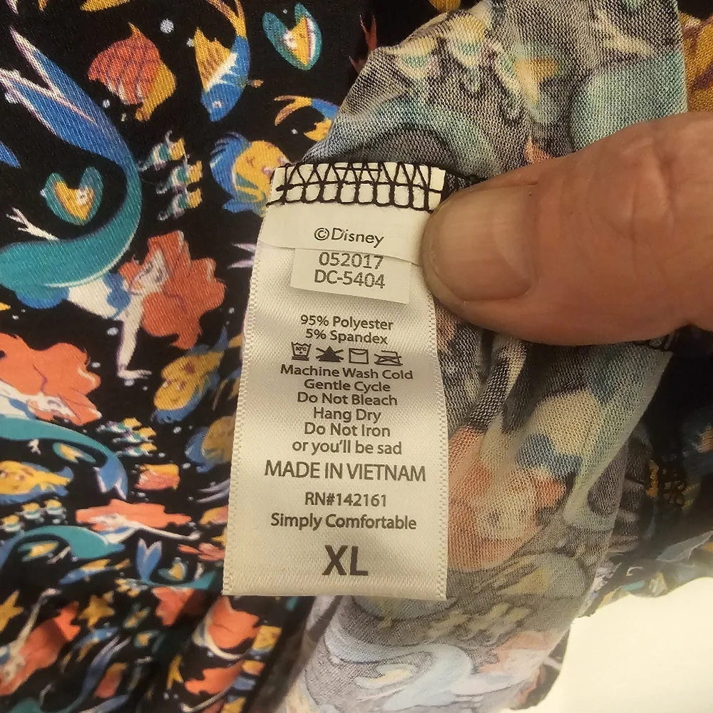 Disney Lularoe Little Mermaid Tunic - Picture 6 of 8